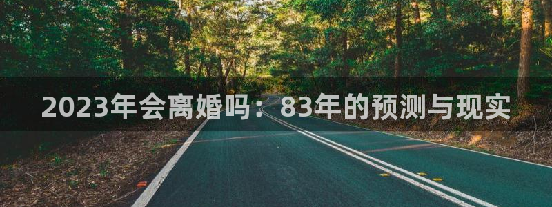 BB贝博艾弗森.ccmpc正版官网版下载：2023年会离婚吗：83年的预测与现实
